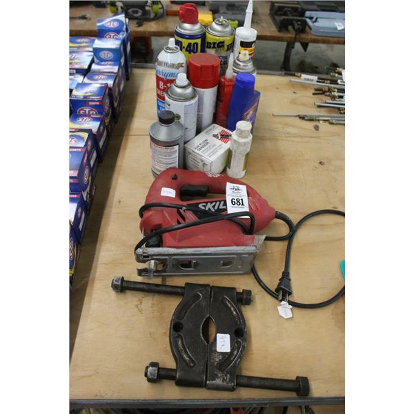 Skill Electric Jigsaw, Clamp, Asst. Automotive Lubricants