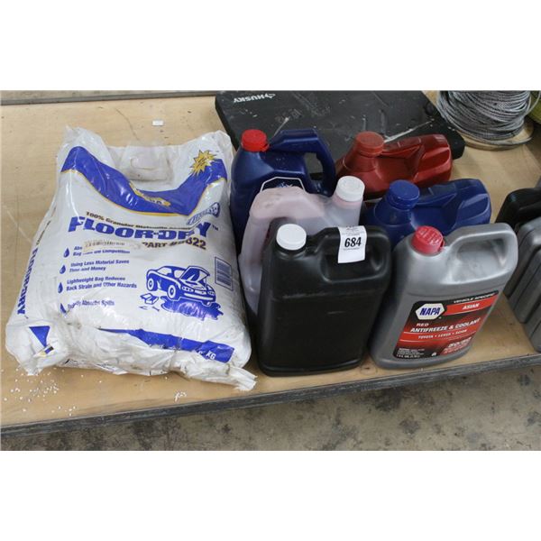 Floor Dry Absorbant, Asst. Anti Freeze