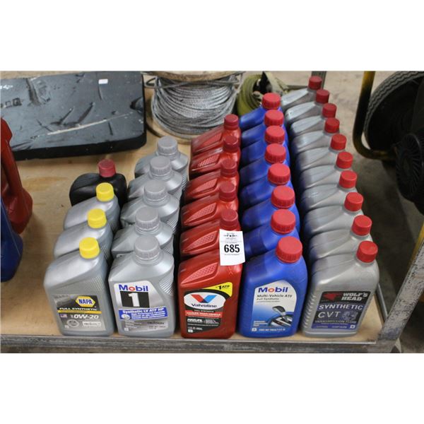 33-Oil Quarts - 33 X $