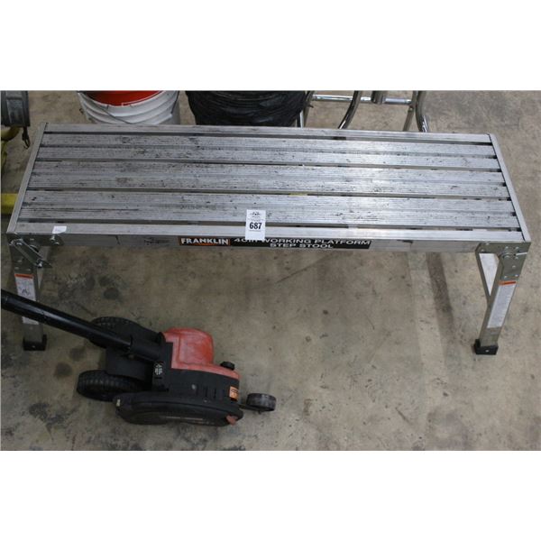 Franklin  40"  Alum Platform Step Stool
