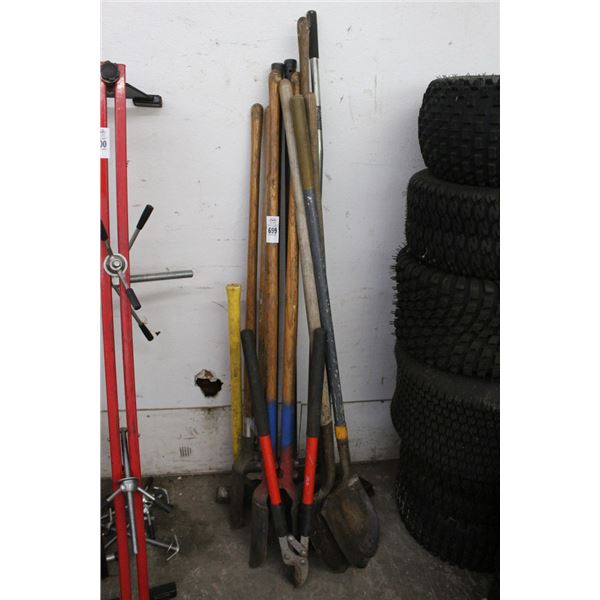 Post Hole Diggers, Sledge, Yard Tools