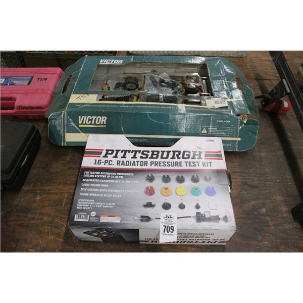 Pittsburgh Radiator Pressure Test Kit, Torch Supplies