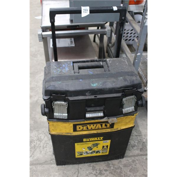 Dewalt Stack Rolling Hand Truck Toolbox w/Some Hardware