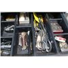 Image 6 : Adrian Grey Metal 6 Drawer Hardware Cabinet w/Some Hardware/Tools