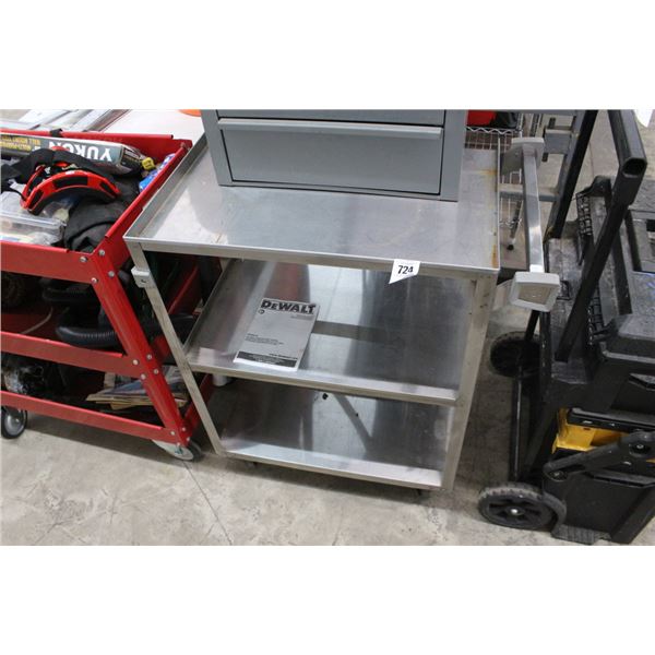 SS  3 Tier Cart