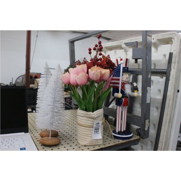 Silk Floral, Holiday Décor