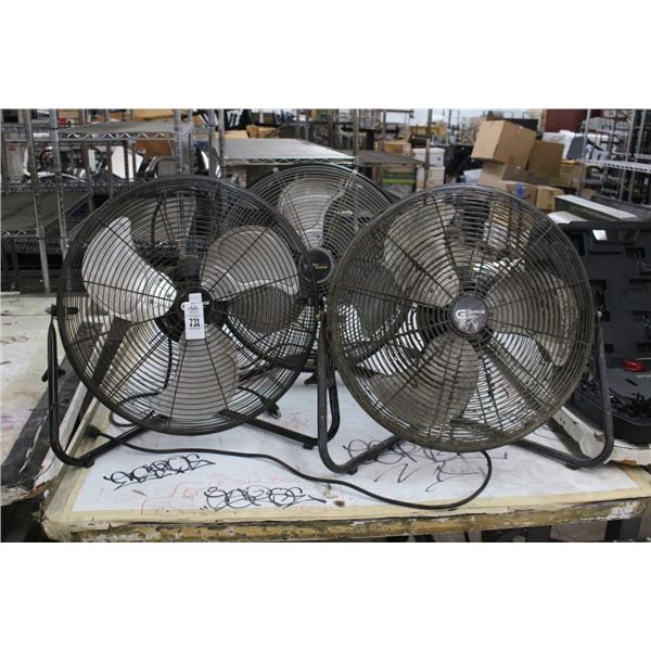 3-CE Electric Drum Fans - 3 X $