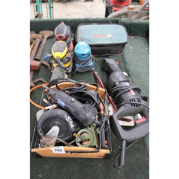 Electric Palm Sanders, Sawzall, Rotary Tools, Hand Tools
