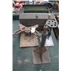 Image 1 : Corner Clamp, Hand Drill, Tamper, Vintage Tackle Box