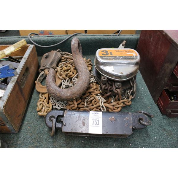 3 Ton Chain Hoist, Rigging Hook, Hanging Scale
