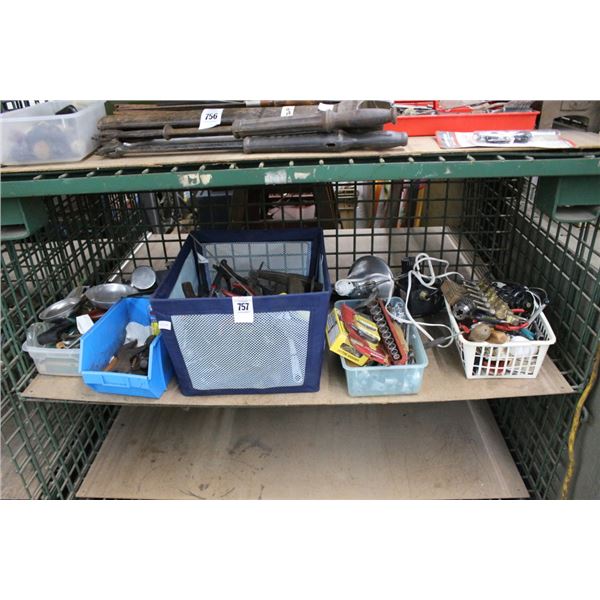 Bins w/Asst. Hand Tools/Supplies