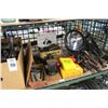 Image 3 : Shelf w/Hand Tools, Vise, More
