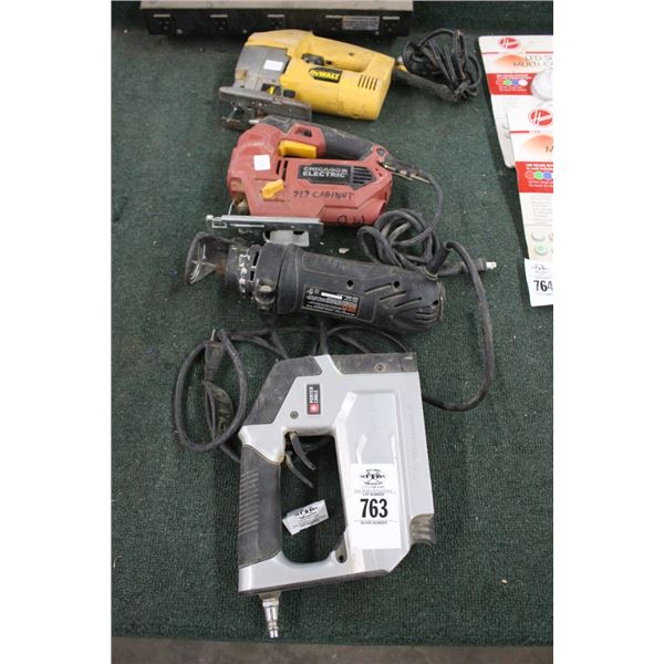 Air Stapler, Electric Jip Cutter, Jig Saws