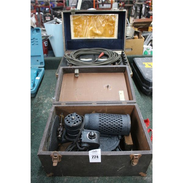 Keystone Vintage Projector, Westinghouse Industrial Analyzer