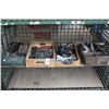 Image 1 : Bins w/Tools, Tap & Die Set, Caster, Hardware