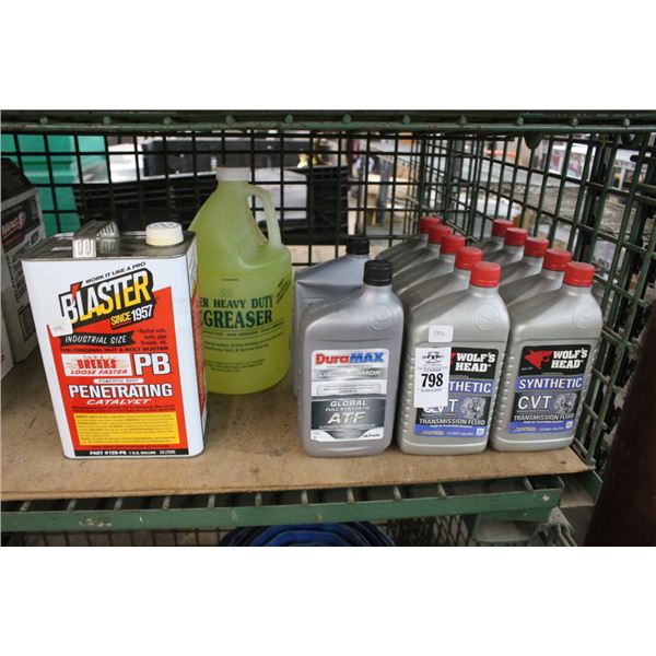 ATF Fluid 12, Degrease, Penetrating Catalyst