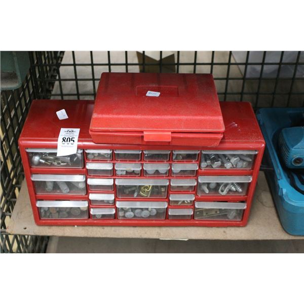 Hardware Cabinet w/Hardware, Inflator Pump