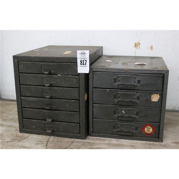 Vintage Metal Shop Cabinets w/Asst. Hardware - 2