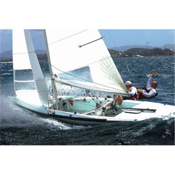 '65 Intl Tempest 23' Olympic Class Racing Sailboat w/Manual/Rigging/Sails No Trailer, No Title Reg