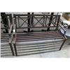 Image 3 : Metal Patio Benches - Pair