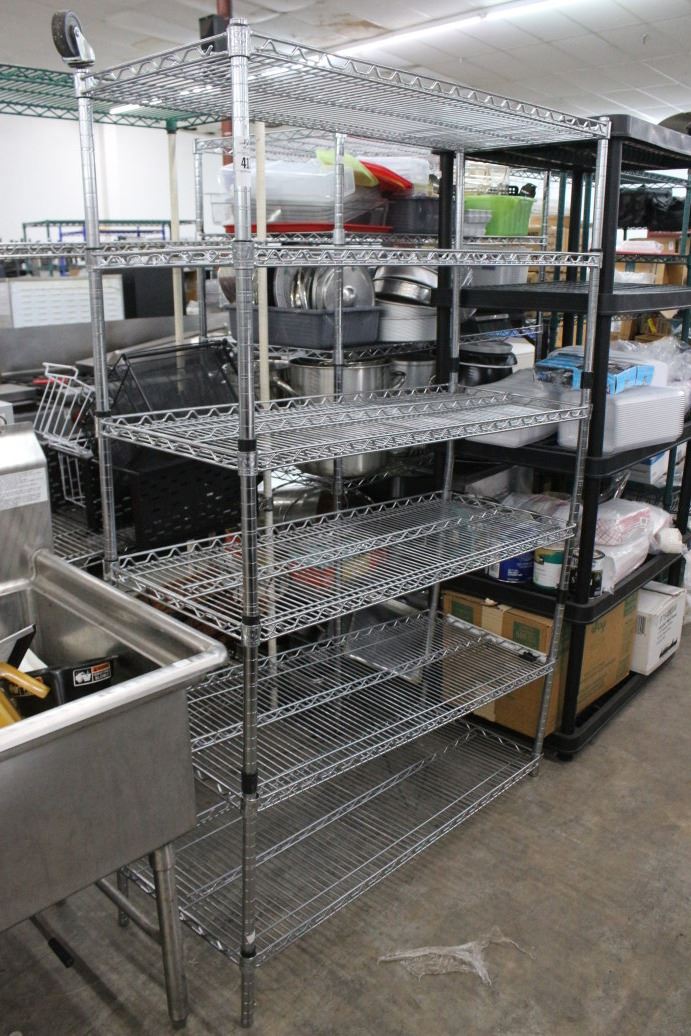Metro 6 Shelf Storage Rack - Bay Area Auction Services