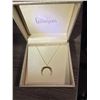 Image 2 : Diamond Accented Moon Pendant Necklace.