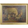 Image 1 : Early 20th C. Oil Painting on Board; Genre Scene
