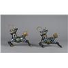Image 1 : Pair of 19th C. Chinese Cloisonne Qilin's