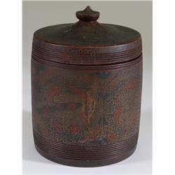 Mid. 19th C. American Painted Sugar Bucket