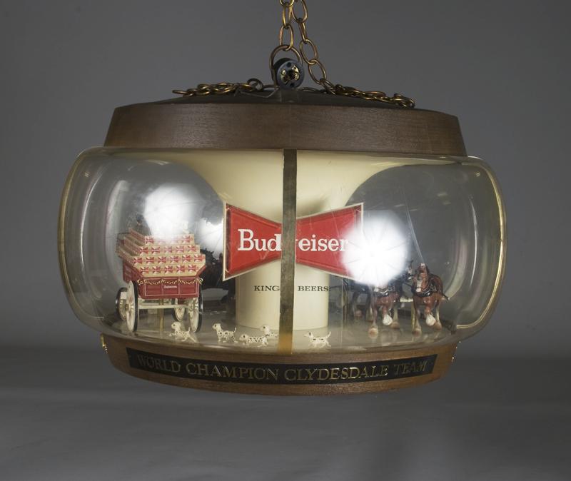 Vintage Budweiser Carousel Clydesdale Light