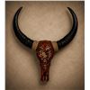 Image 2 : Hand-Painted Water Buffalo Skull