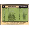 Image 2 : 1975-76 TOPPS NBA ATLANTA HAWKS
