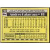 Image 2 : 1990 TOPPS ANDRES GALARRAGA