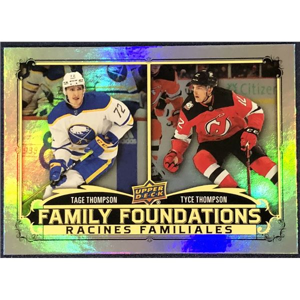 2023-24 UPPER DECK FAMILY FOUNDATIONS TAGE THOMPSON