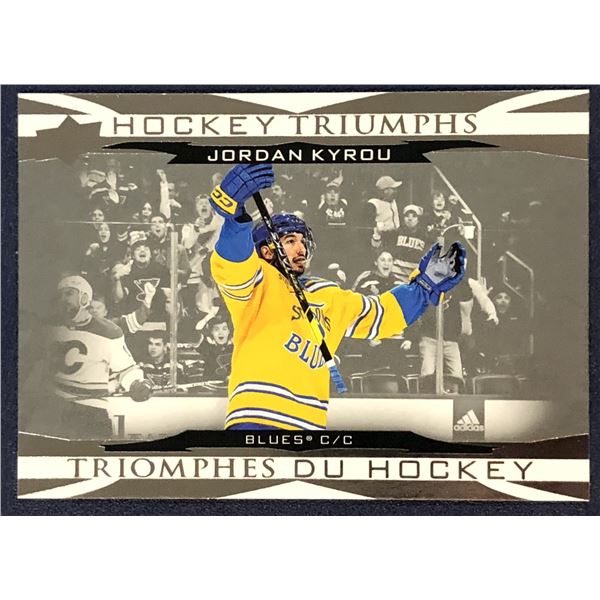 2023-24 UPPER DECK HOCKEY TRIUMPHS JORDAN KYROU