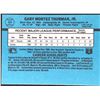 Image 2 : 1988 DONRUSS GARY THURMAN ROOKIE CARD