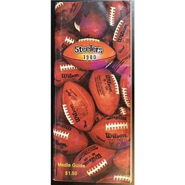 1980 PITTSBURGH STEELERS MEDIA GUIDE