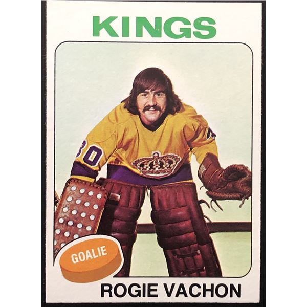 1975-76 TOPPS ROGIE VACHON (HOF)