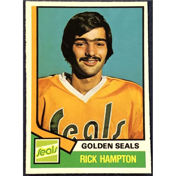 1974-75 O-PEE-CHEE RICK HAMPTON ROOKIE CARD