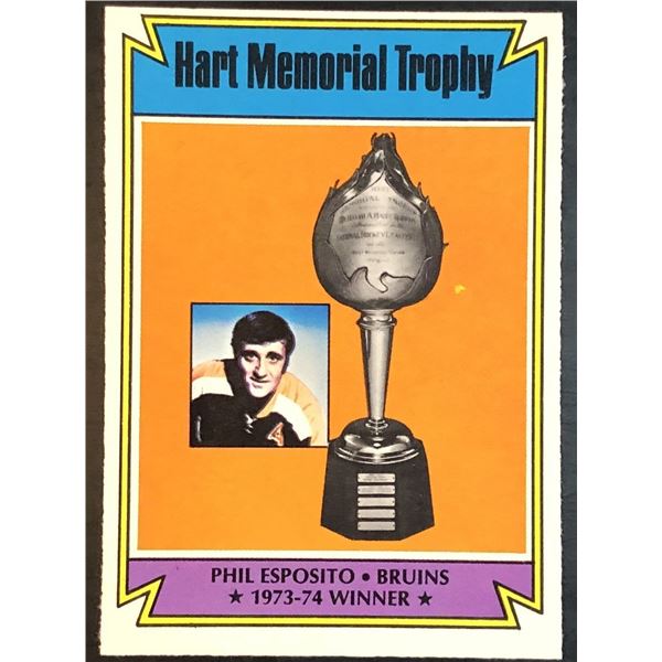 1974-75 O-PEE-CHEE PHIL ESPOSITO (HOF)