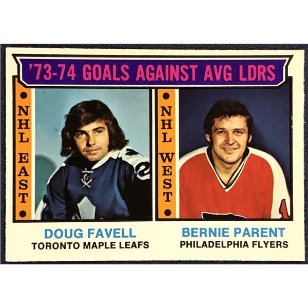 1974-75 O-PEE-CHEE BERNIE PARENT (HOF)