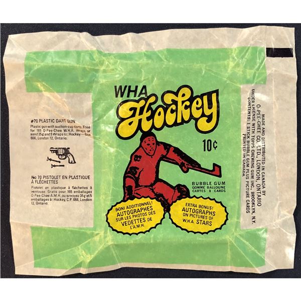 1974-75 O-PEE-CHEE WHA HOCKEY WRAPPER