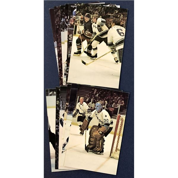 1975-76 WHA HOUSTON AEROS POST CARDS (12)