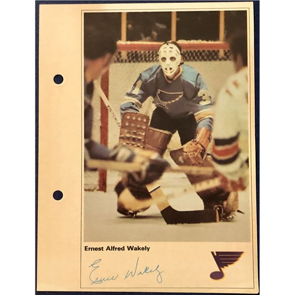 1971 TORONTO SUN NHL ACTION PLAYERS - ERNIE WAKELY