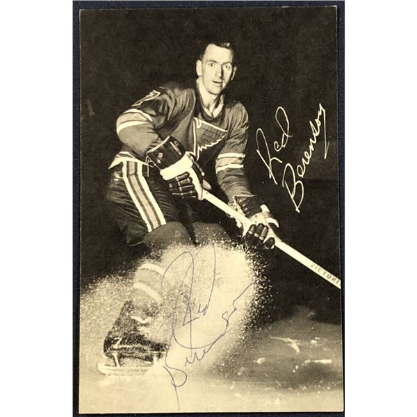 1968-69 ST LOUIS BLUES POST CARDS - RED BERENSON (HOF) - SIGNED