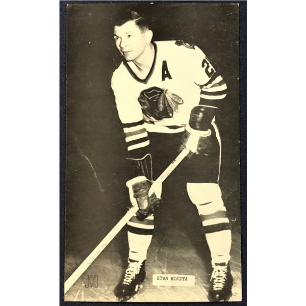 1965-66 J.D. McCARTHY NHL POST CARD - STAN MIKITA (HOF)