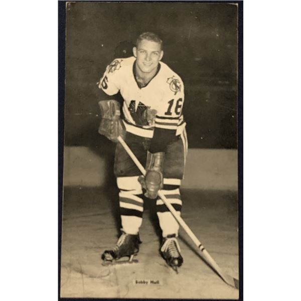 1965-66 J.D. McCARTHY NHL POST CARD - BOBBY HULL (HOF)