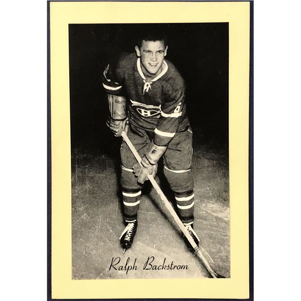 1944-63 BEEHIVE NHL HOCKEY - RALPH BACKSTROM