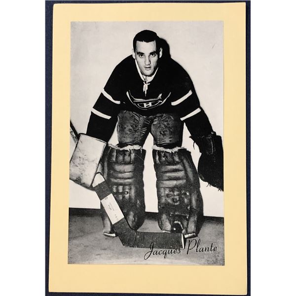 1944-63 BEEHIVE HOCKEY - JACQUES PLANTE (HOF)