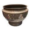 Image 1 : Japanese Bronze Champleve Enamel Planter